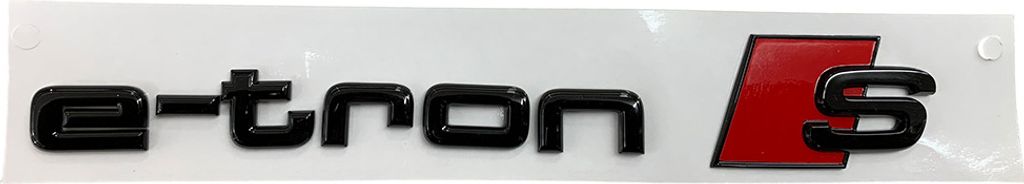 Oryginalny emblemat Audi e-tron S Black Edition Napis Logo Zdjęcie produktu 