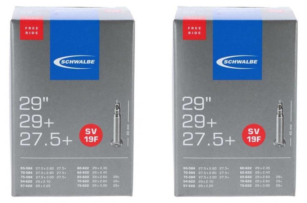 Schwalbe 2x Schlauch SV19F Freeride 27.5+ Zoll - 29 Zoll Produktbild 