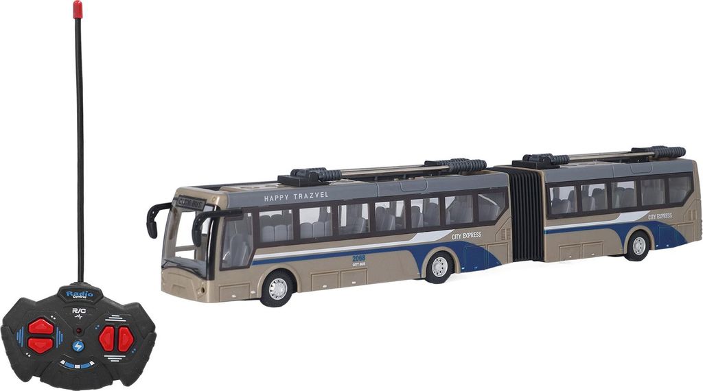 1:48 Scale RC Schulbus Go Forward Backward Turn Left Right Remote Control Bus für Kinder Gold