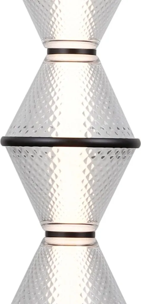 Lampadario LED Italux FUENTE 15W Nero 1108lm | PND-34395-3V-BK