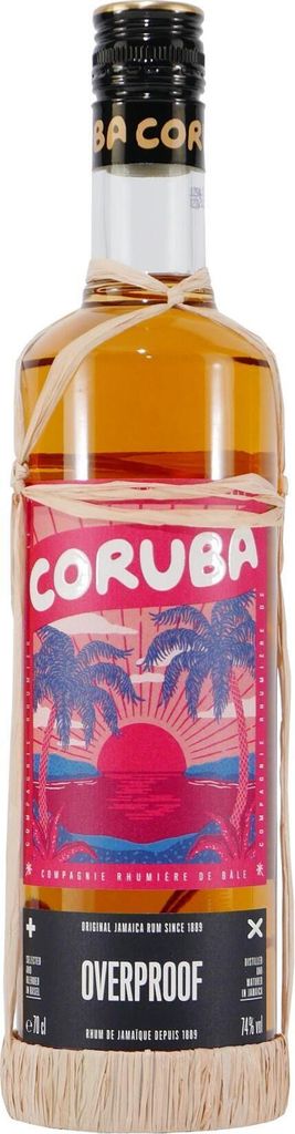 Coruba Original Jamaica Rum OVERPROOF 74% Vol. 0,7l