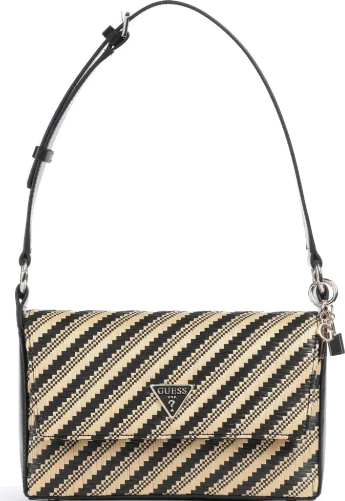 Sac Guess Simona Noir : Alliez Sécurité et Style avec ce Sac Rabat