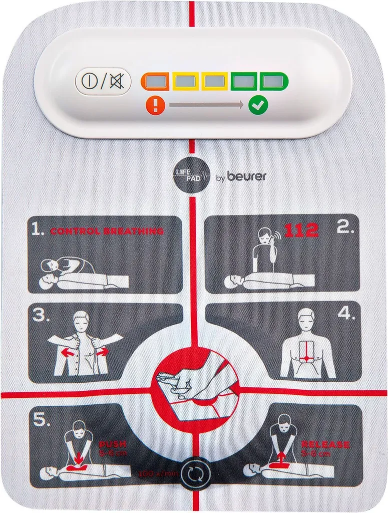 Beurer RH 112 LifePad pour massage cardiaque efficace en cas d'urgence