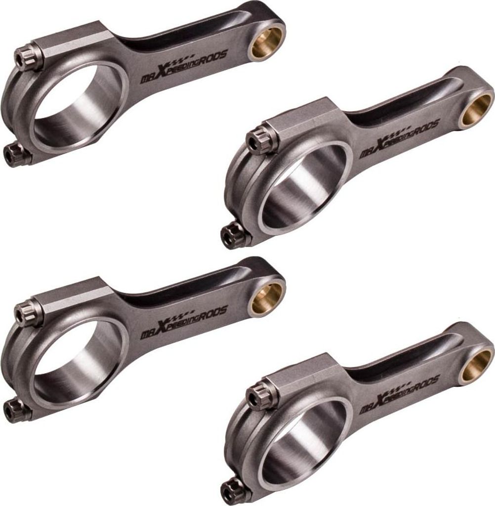 4x 4340 Pleuel Connecting Rods for Honda Acura B18a B18b B20b B20z Engine 5.394"