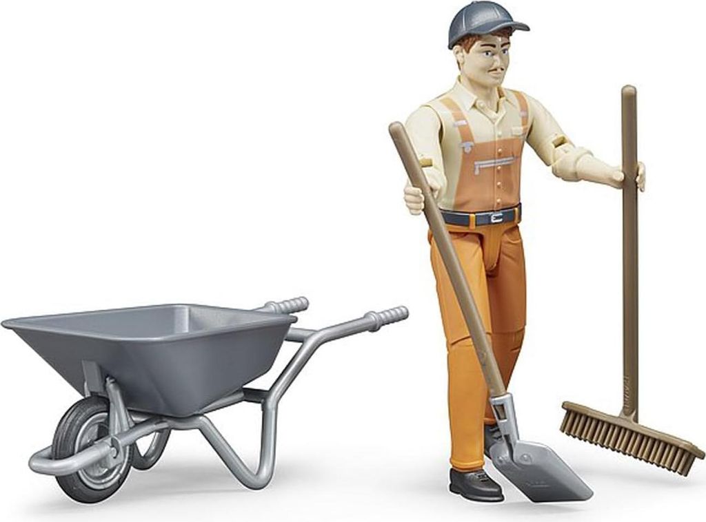 bruder 62130 - bworld Figurenset Kommunalarbeiter - 1:16 Produktbild 