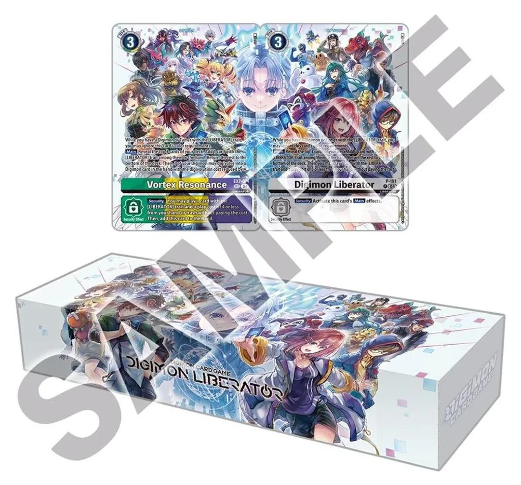 Digimon TCG Liberator Debuggers Set - Cartes de Jeu de Collection ST18