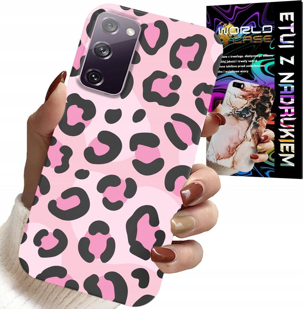 Etui Für Samsung Galaxy S20 Fe - Rosa Leopardendruck Feminine Muster