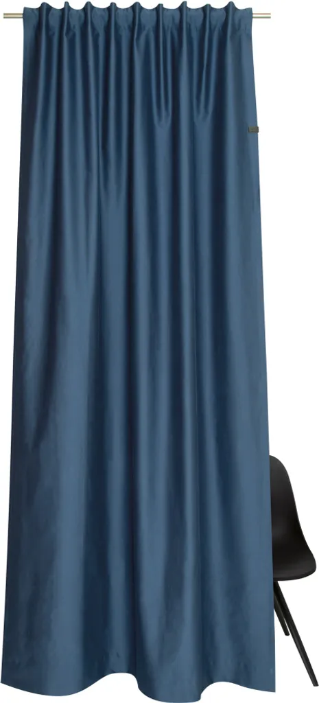Schöner Wohnen Tenda con nastro a scomparsa Soft Colore blu Dimensioni 130x250cm