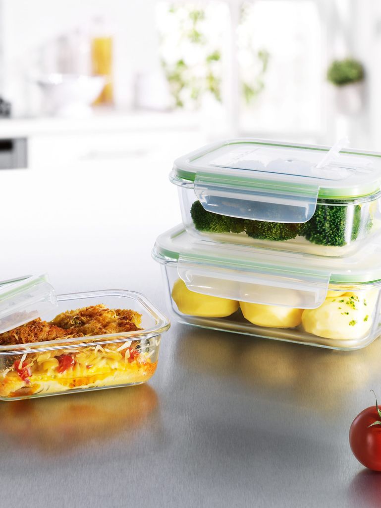 GOURMETmaxx Glas Frischhaltedosen Klick-it 4er Set geeignet Produktbild 21