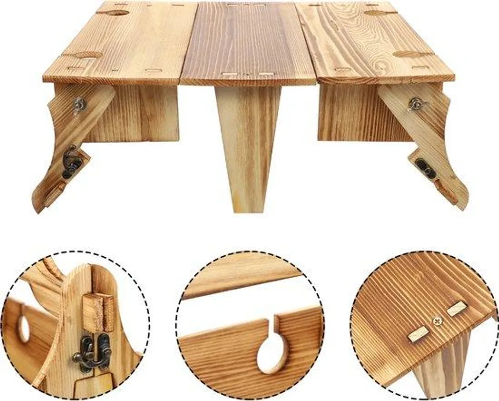 Table de pique-nique pliable pour enfants : montage facile sans outil