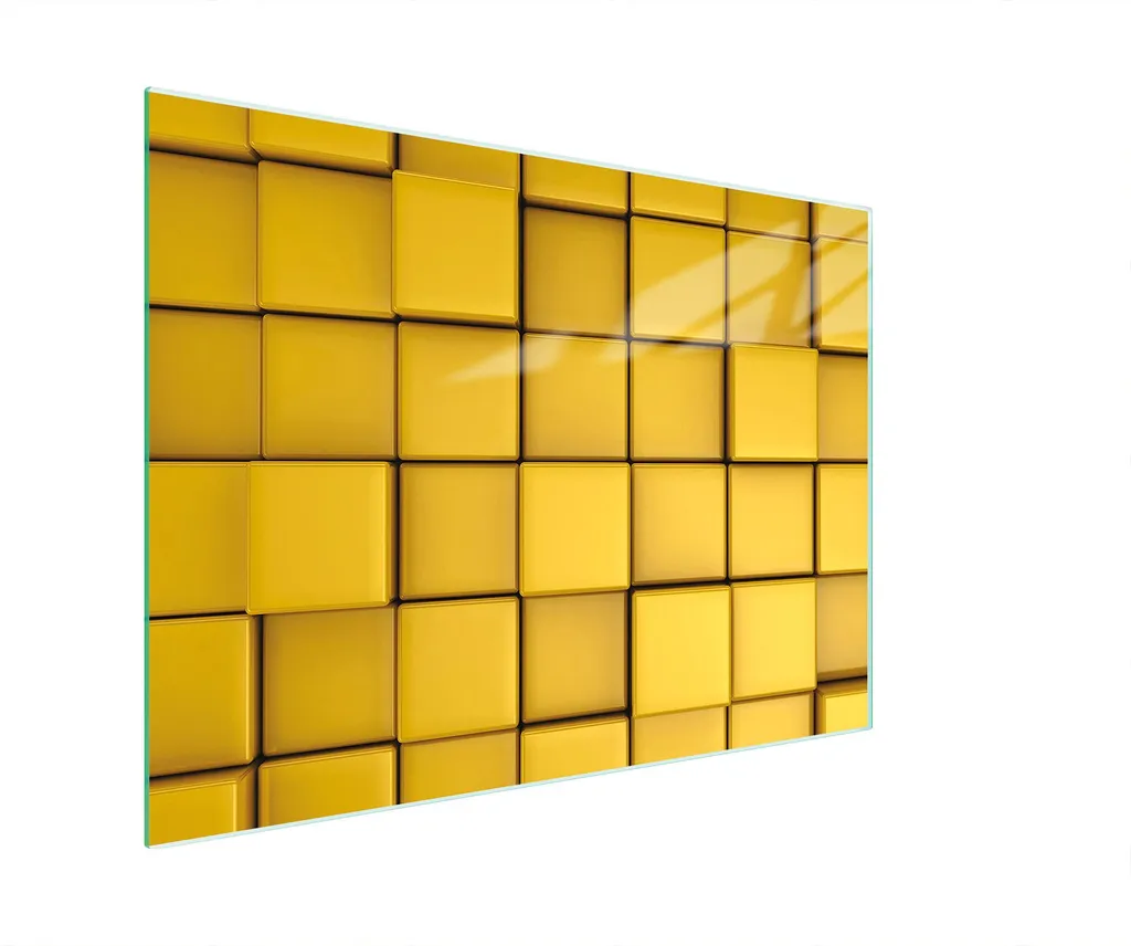 Tagliere Design Multiglass 30x22 cm | Giallo Intenso per Cucina