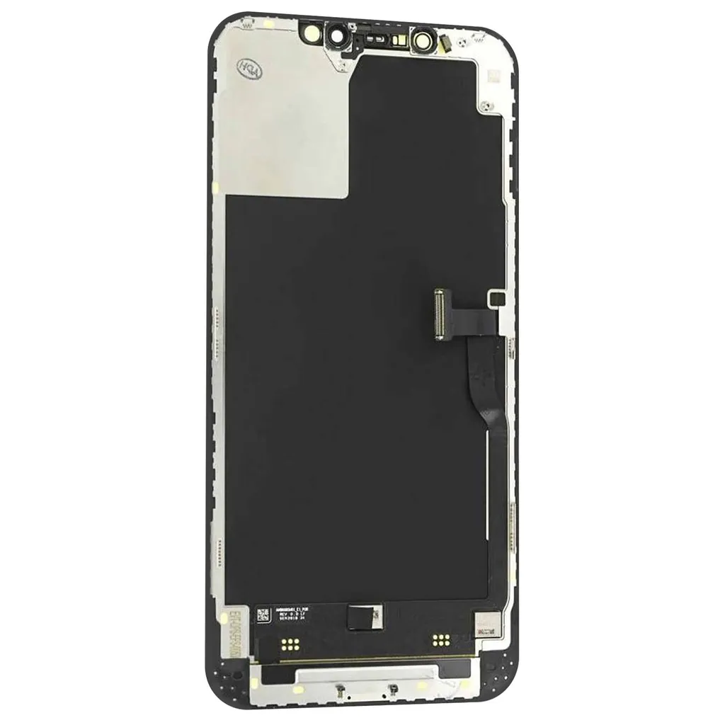 Solution Écran iPhone 12 Pro Max Cassé : Bloc LCD + Tactile Noir Clappio
