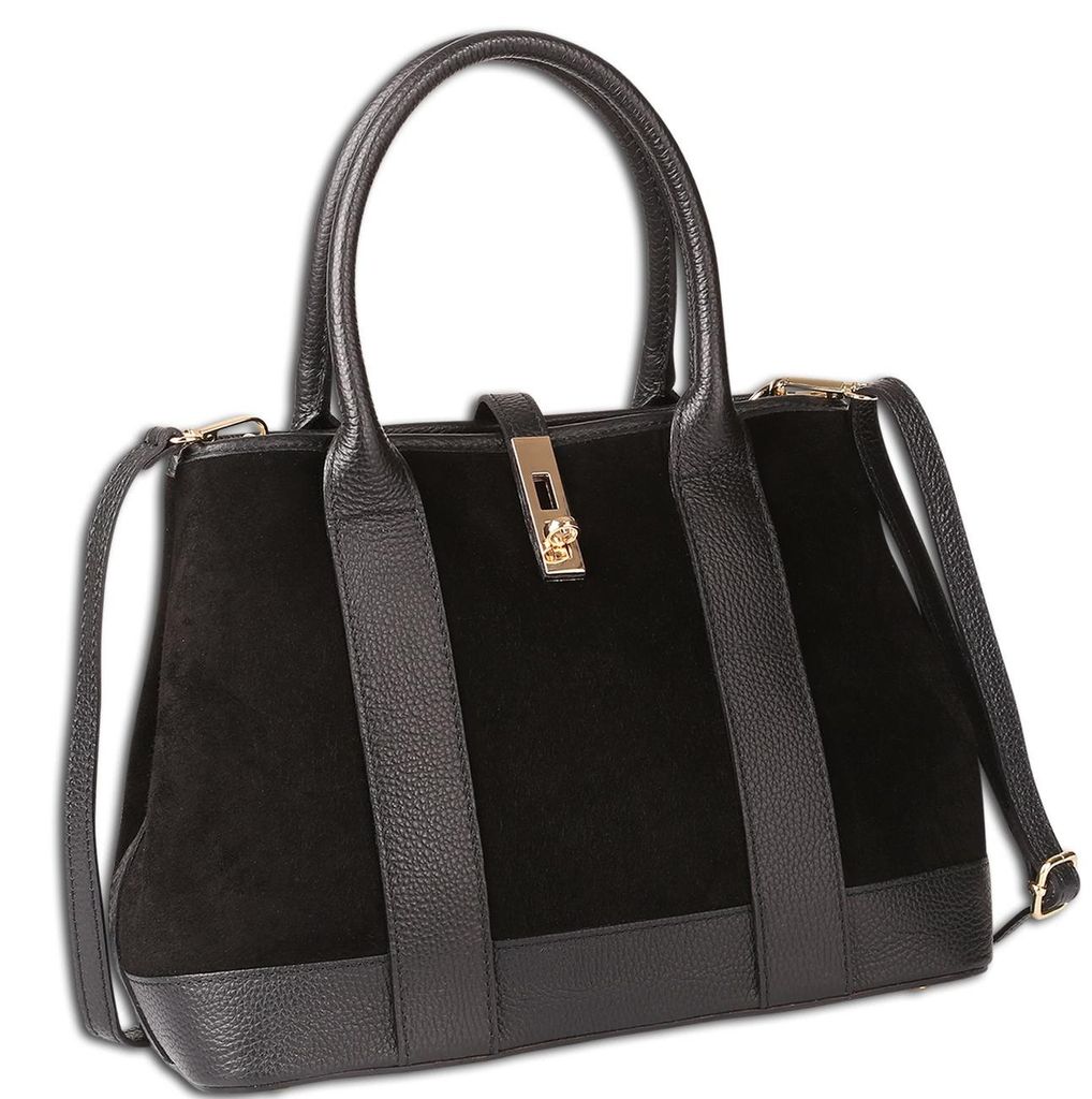 Toscanto Handbags Schultertasche schwarz Leder OTT186SS1