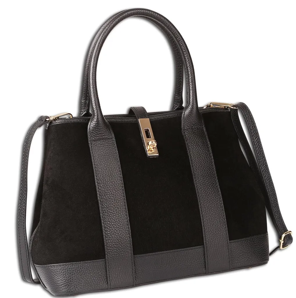 Sac à bandoulière noir Toscanto : fini le manque de place au quotidien