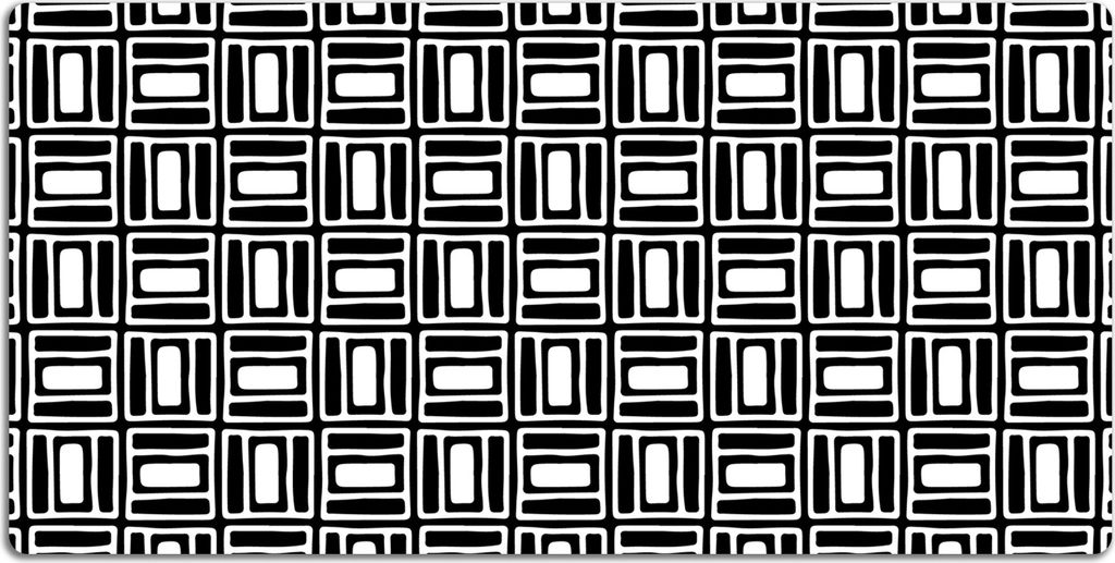 Schreibtischmatte Tischunterlage 100x50 cm Mauspad - Geometrisches Muster