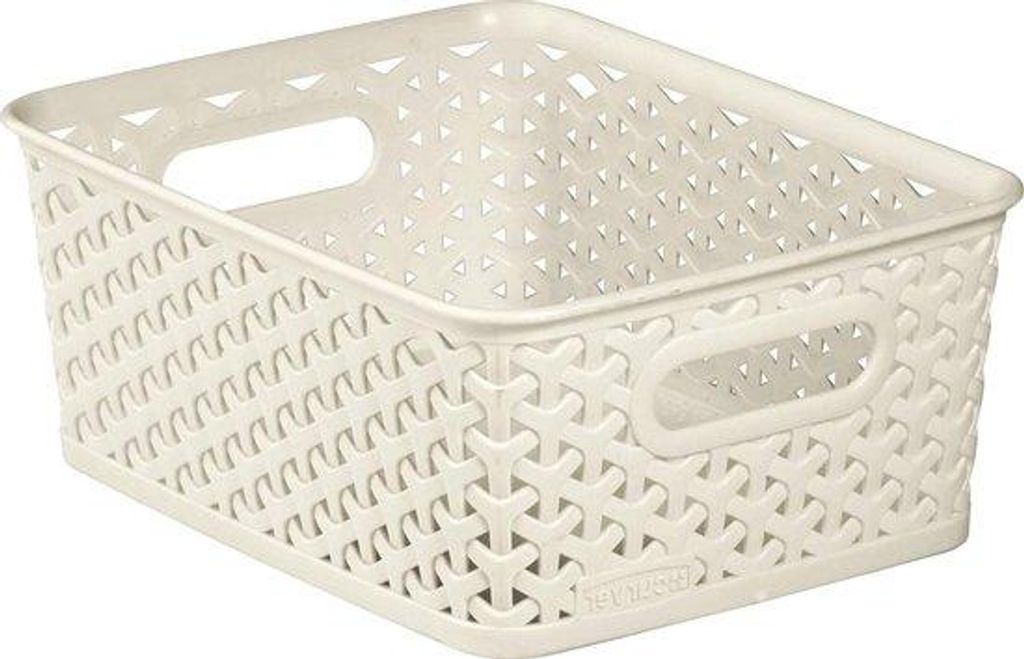 Dekorativer Polypropylen-Eimer Elfenbein 255x196x102cm Aufbewahrungsbox