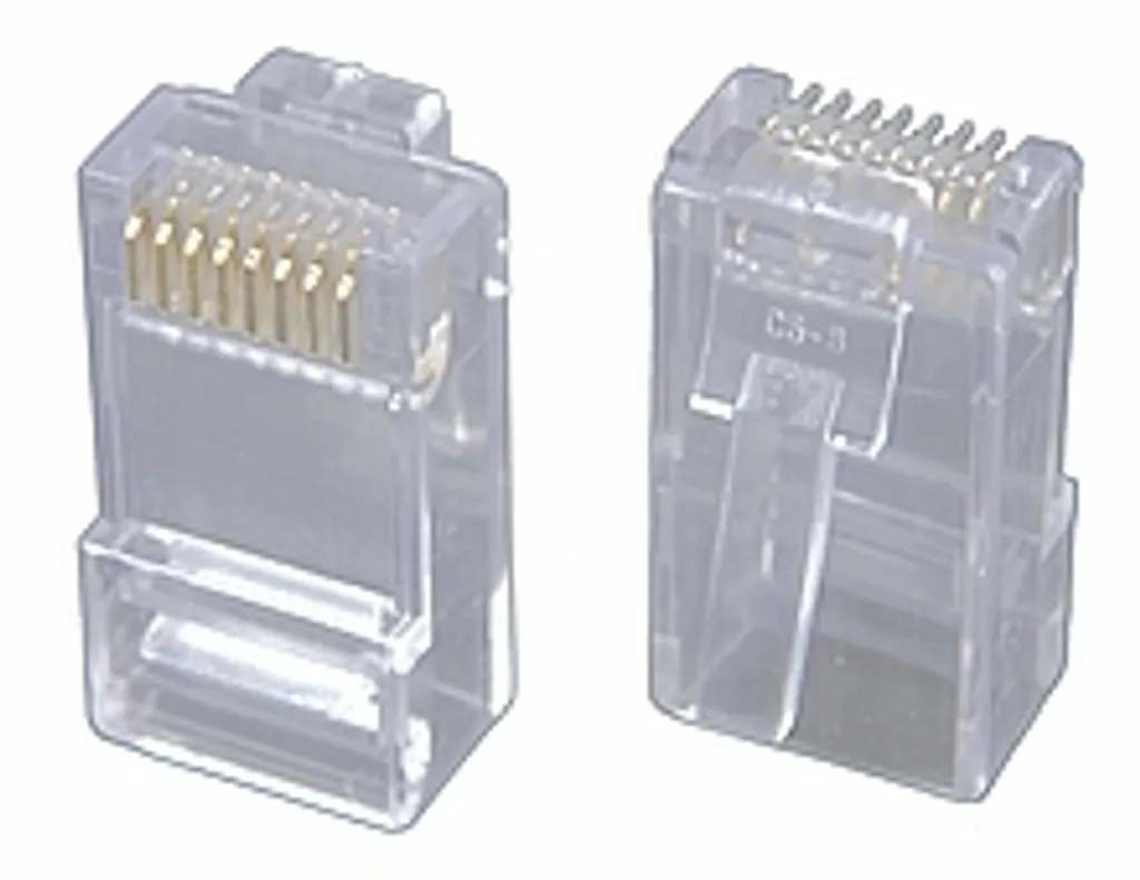 Fiche RJ45 CAT6 UTP Solarix pour Câblage Informatique Monobrin - 100 unités - 2
