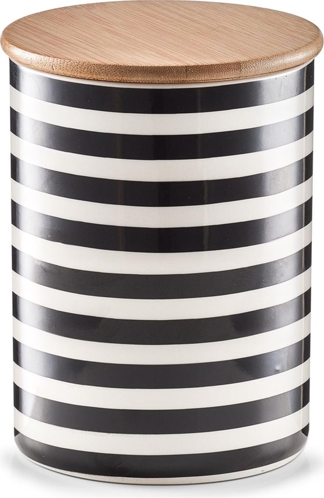 Vorratsdose mit Bambusdeckel Stripes neuetischkultur