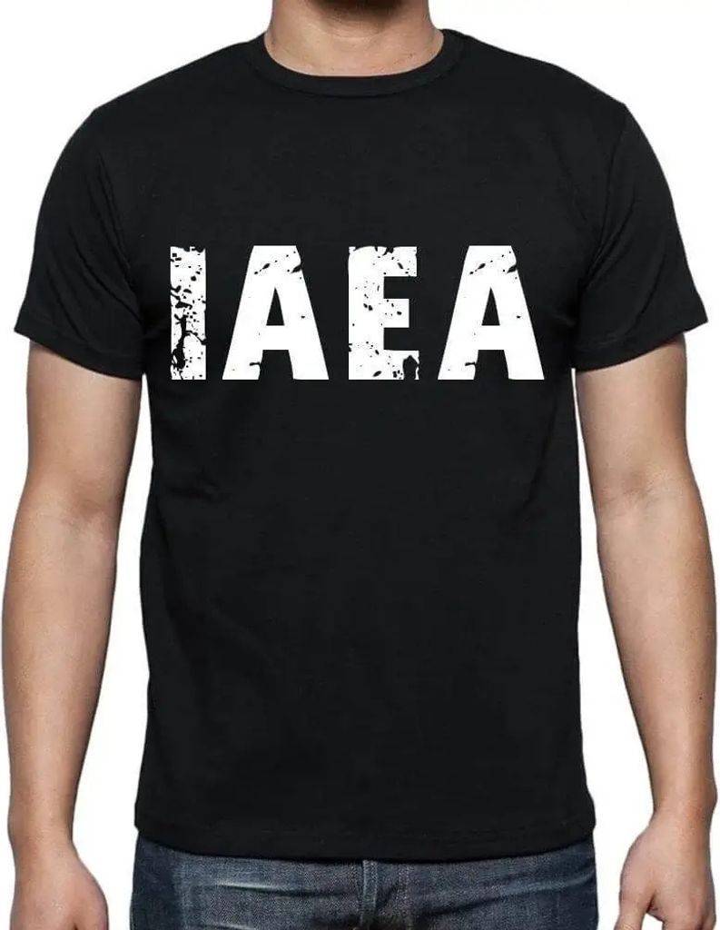 Herren Grafik T-Shirt Iaea Öko-Verantwortlich Vintage Jahrgang Kurzarm Lustige Druck Geburtstag Geschenk Mann