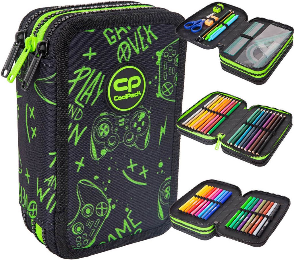 Coolpack Jumper 3 Tasche ausgestattet Federtasche mit Produktbild 1