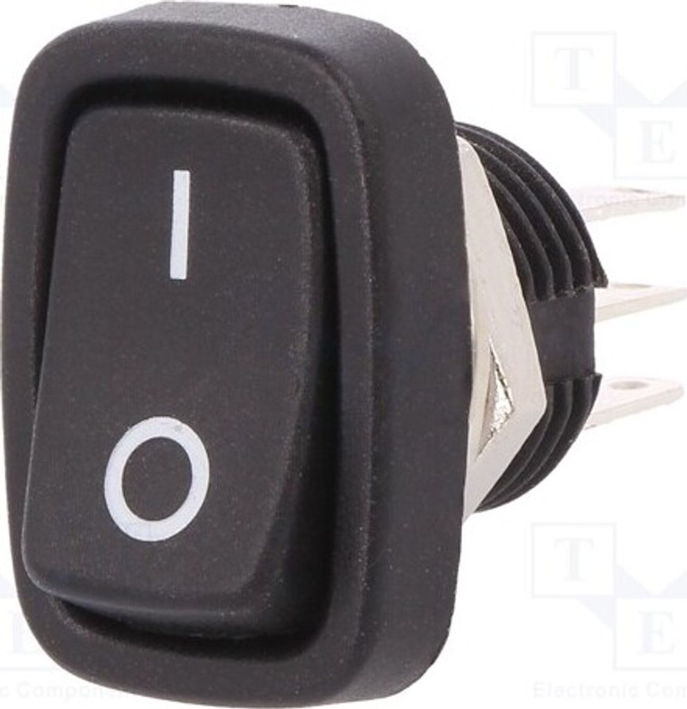 1x 50mΩ R13-213B-03-BBNN Wippsc Fehlen 3A/250VAC ON-ON schwarz Pos: 2