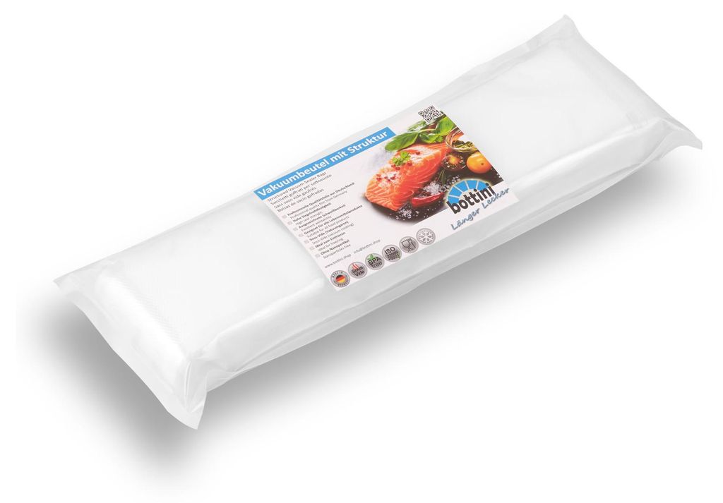 200 Vakuumbeutel 10 x 80 cm für Lebensmittel geeignet für alle Vakuumierer