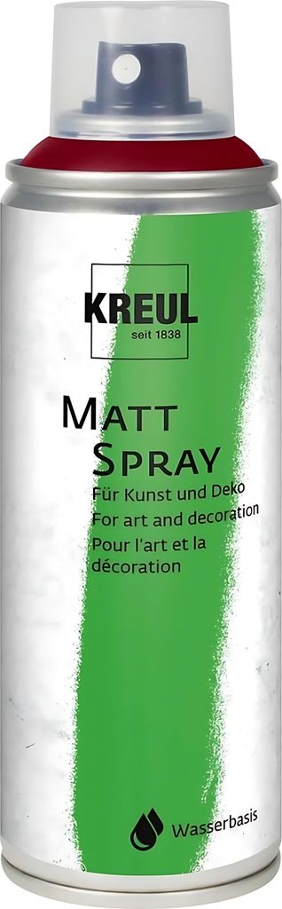 KREUL 76316 KREUL Spuitverf MATT, wijnrood, 200 ml Productafbeelding 