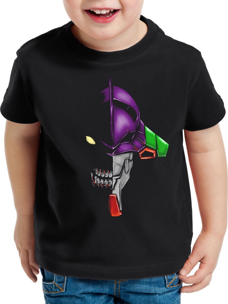 style3 EVA-01 Kinder T-Shirt evangelion anime roboter kaiju
