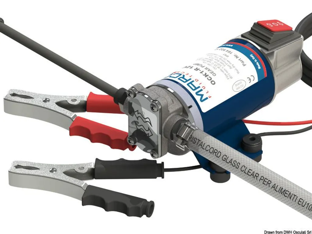 Système de transfert d'huile 24V Marco avec pignons bronze durables
