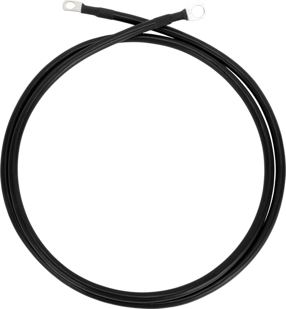 1 Stk. Universaler Batterie-Wechselrichterkabel 3/8" Lug 5/16" Lug 5FT Batteriekabel 5 AWG Gauge Schwarz Verzinntes Kupfer