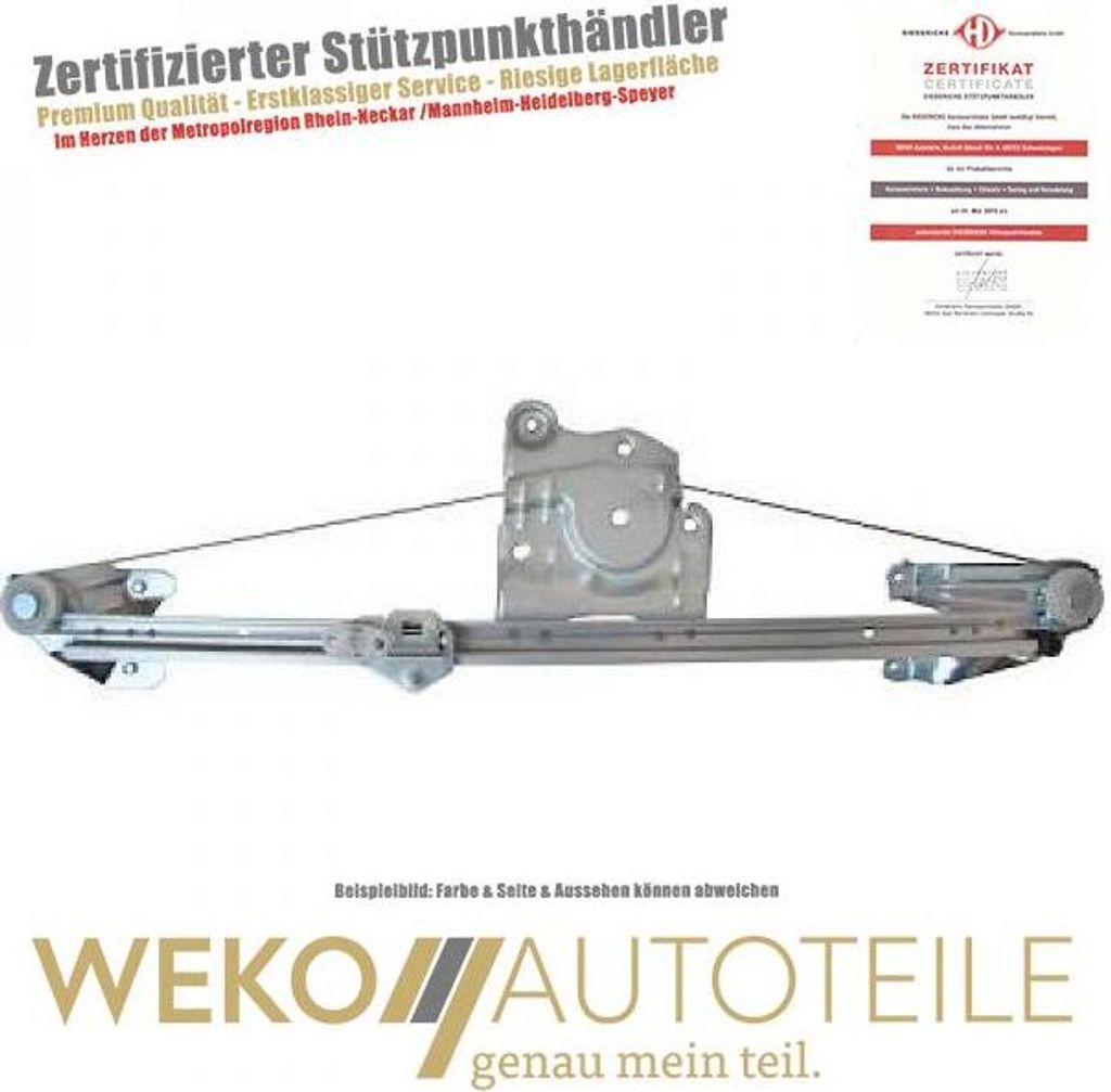 Fensterheber hinten rechts DIEDERICHS 1891222 für OPEL