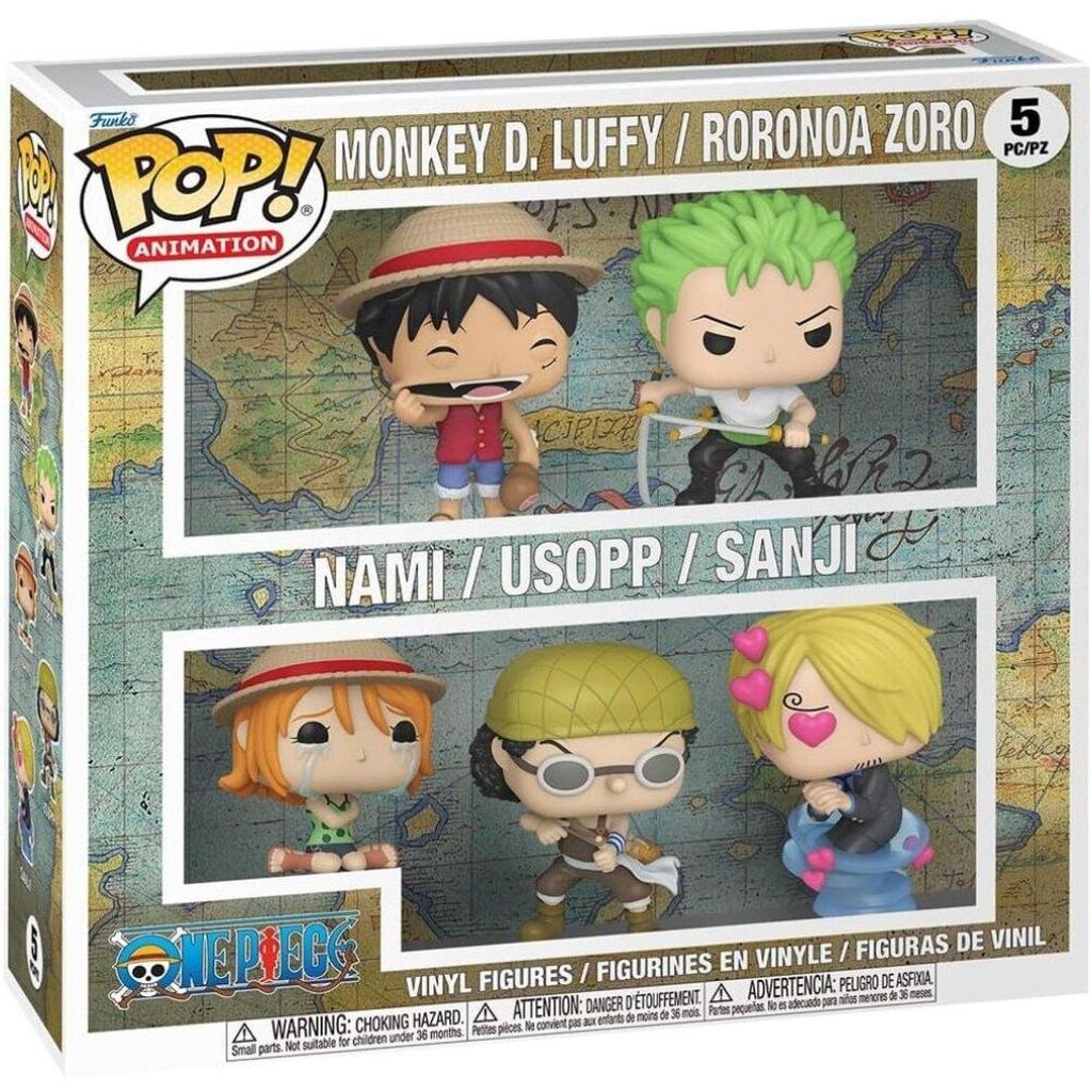 Funko One Piece 5 Pack Figur Mehrfarbig  Kinder Mehrfarbig Produktbild 