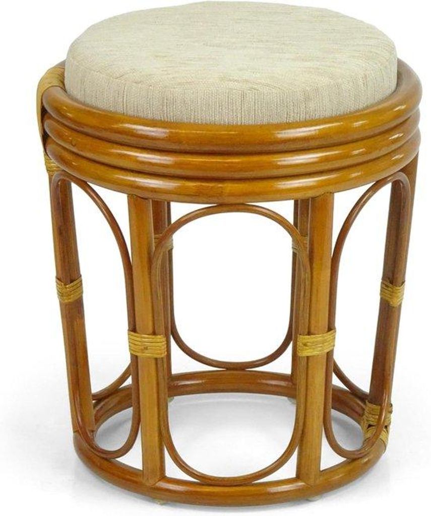 Handgeweverter Koloniales Korb - 40 cm Durchmesser - Handgewebter Rotan