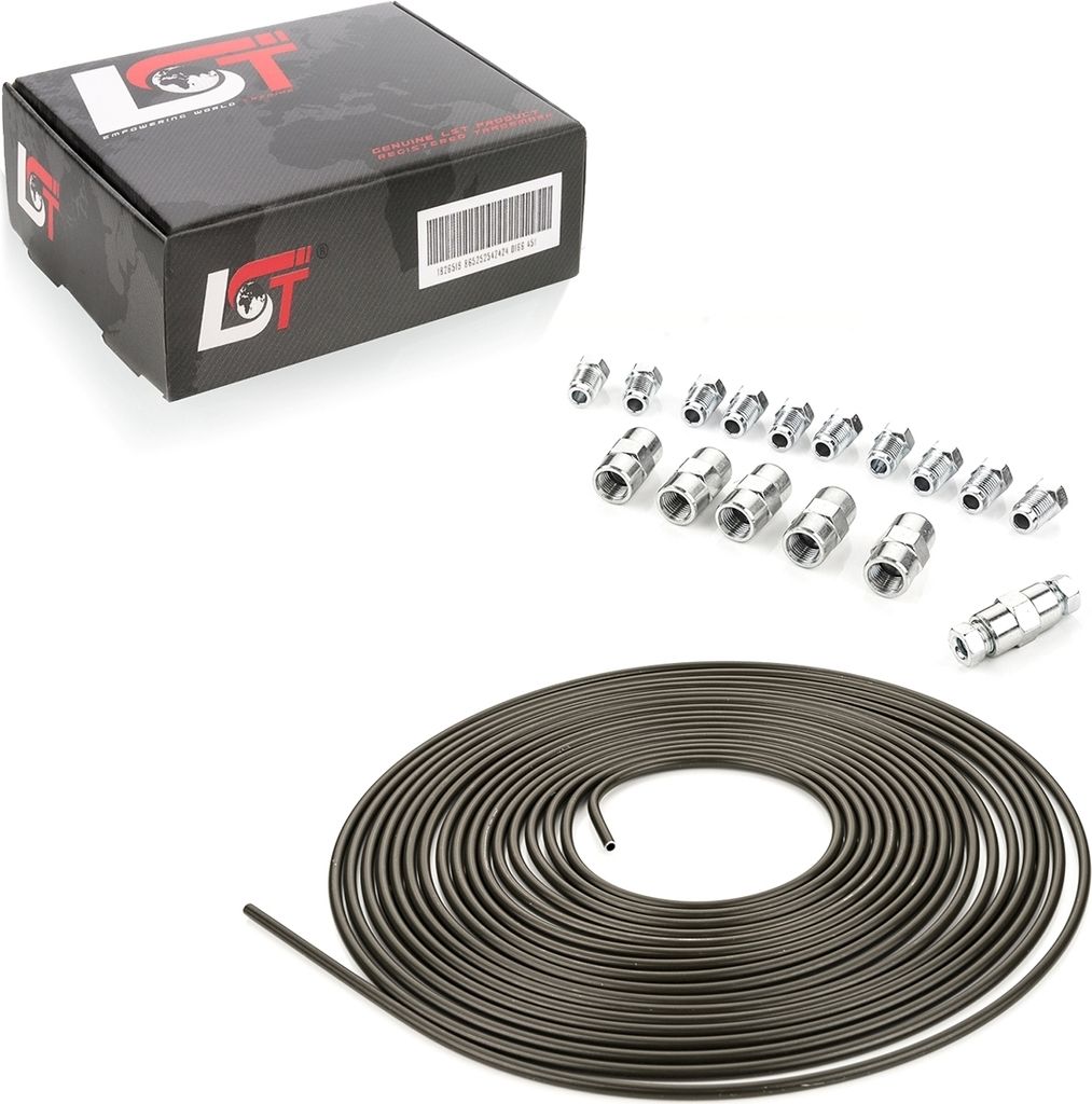 10m Stahl Bremsleitung 4,75mm + 5 Verbinder für Audi Porsche