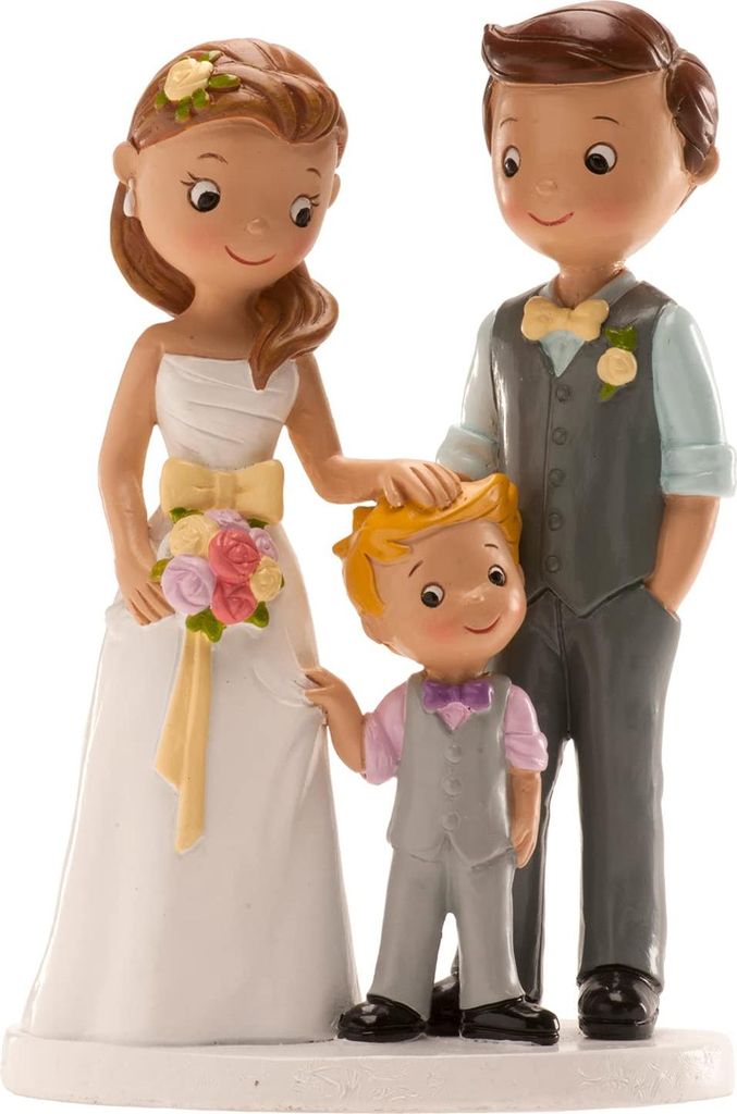 Hochzeitstorte Figur 16cm Mann und Junge Produktbild 