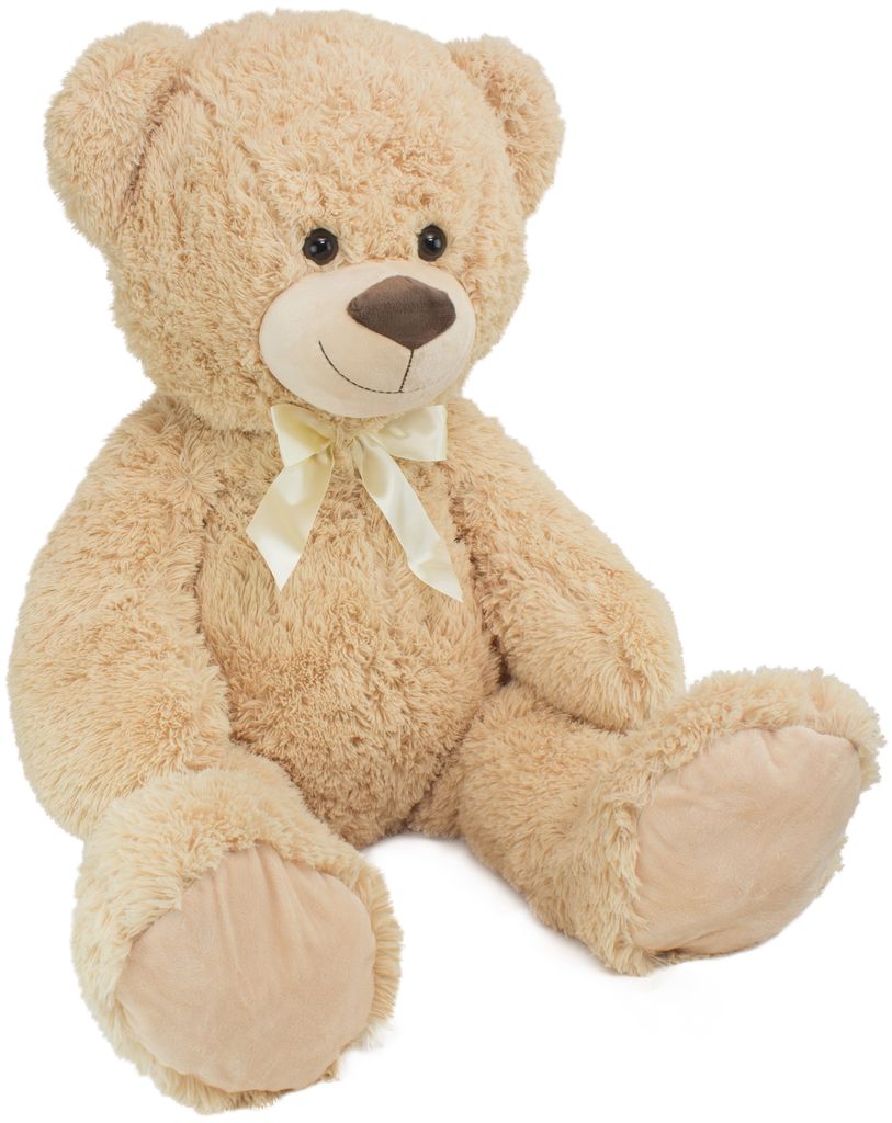 Teddybär mit Schleife 39 cm Teddy Kuscheltier Bär Plüschtier Stofftier Spielzeug 