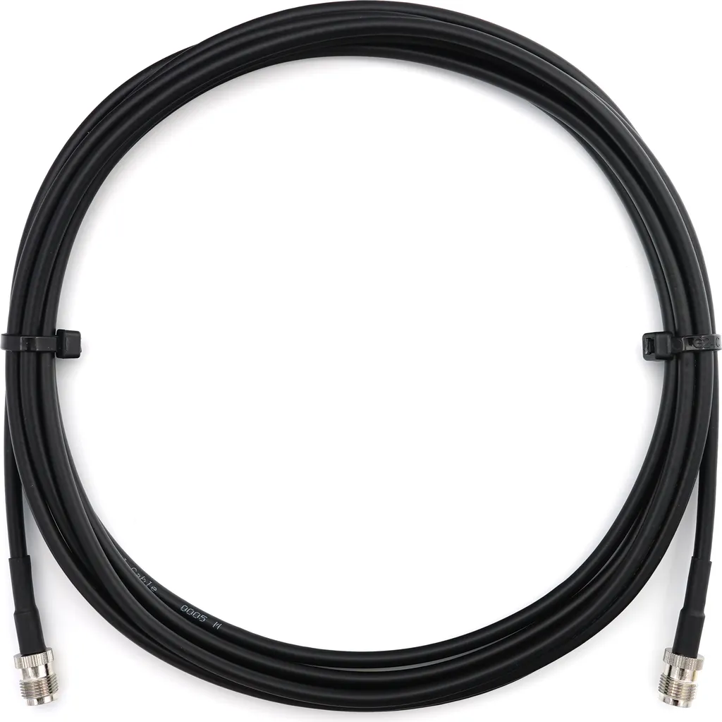 Cavo Antenna 8m RP-TNC Femmina-Femmina RG58 50 Ohm Bassa Perdita