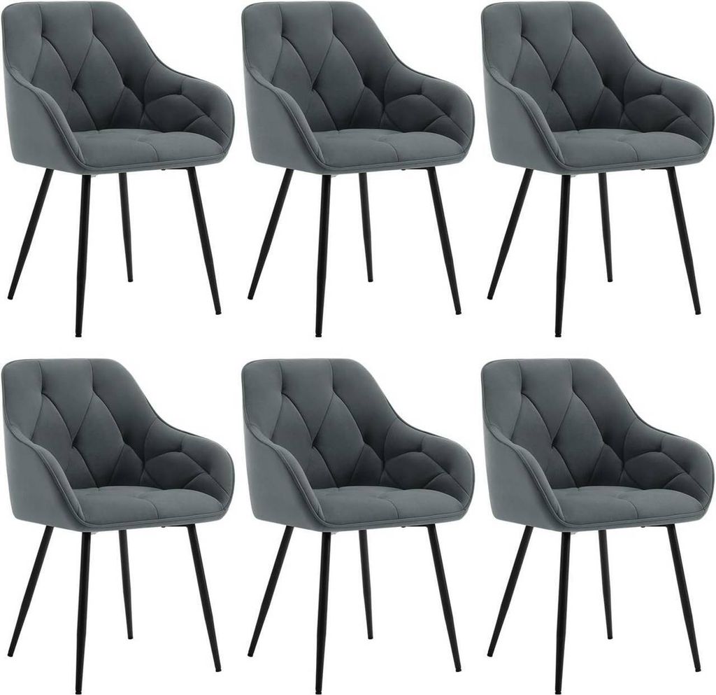 WOLTU Esszimmerstuhl, ergonomischer Sessel, aus Samt, Produktbild 