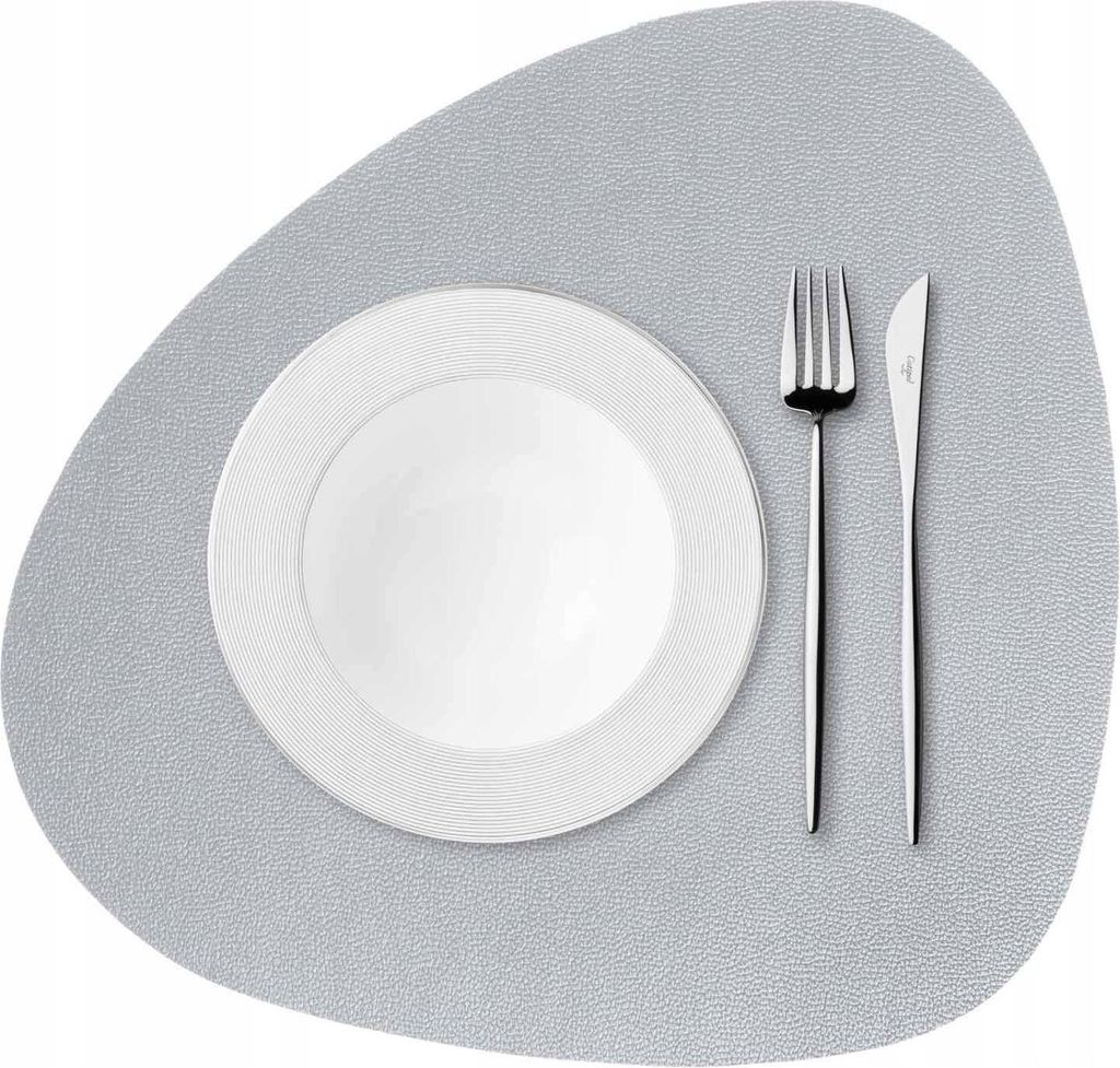 Wasserfeste Unterlage Küchenmatte Für Den Tisch Unter Dem Teller 35X45 Grau Skin