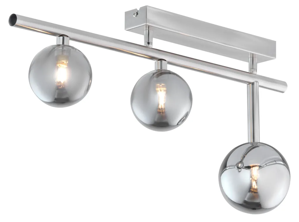 Suspension NEPTUN métal nickel : fini l'éclairage sombre avec 3xG9