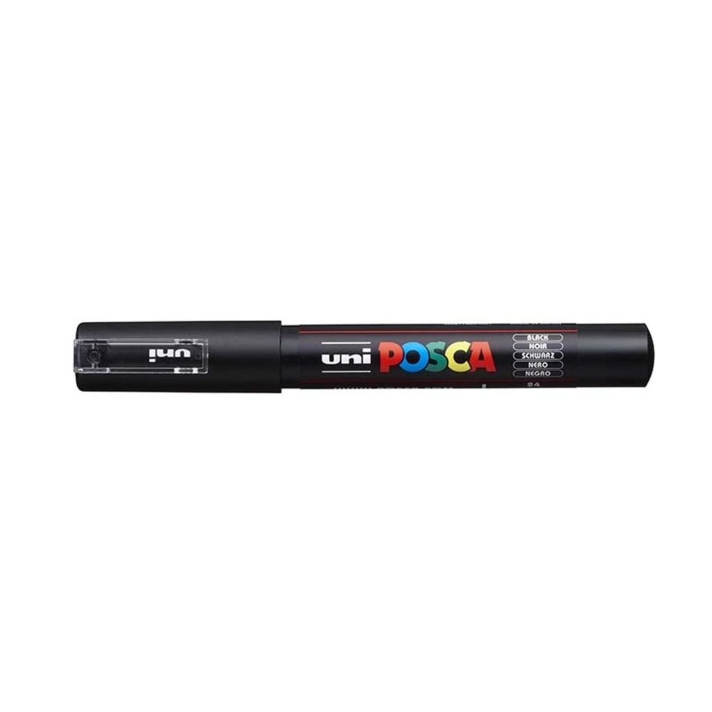 Marcatore acrilico Uni Posca PC-1M, 0,7-1 mm, nero Immagine del prodotto 