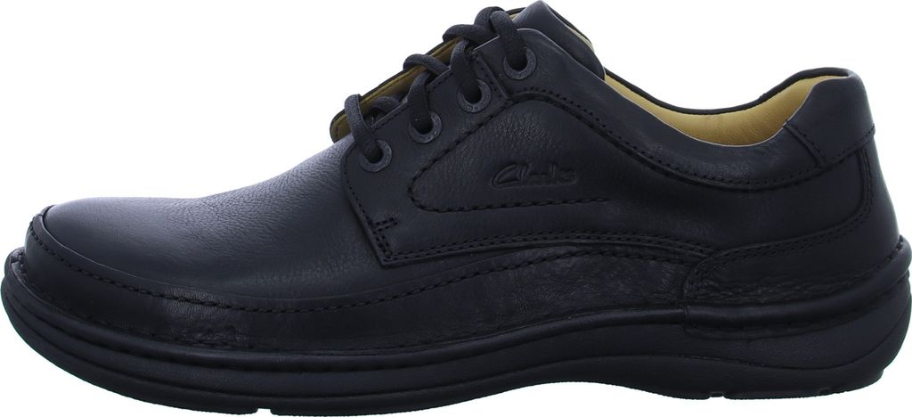 Clarks Nature Three  Veterschoenen Laag - zwart - Maat 7 Produktbild 