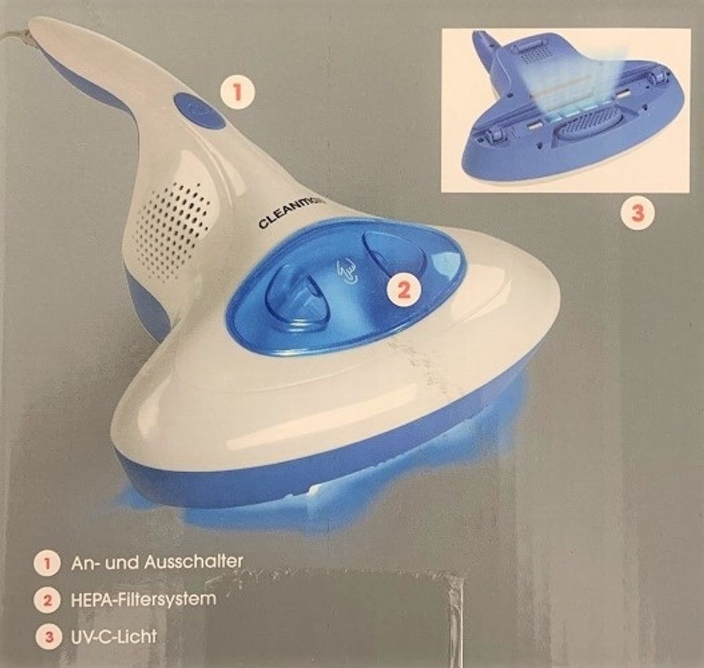CLEANmaxx Milben-Handstaubsauger Antimilben-Sauger mit Produktbild 15