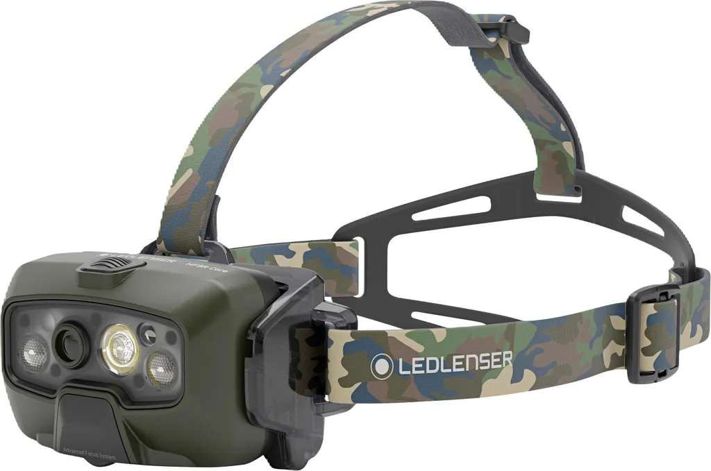 Ledlenser HF8R Core RGB Camouflage torche frontale LED verte