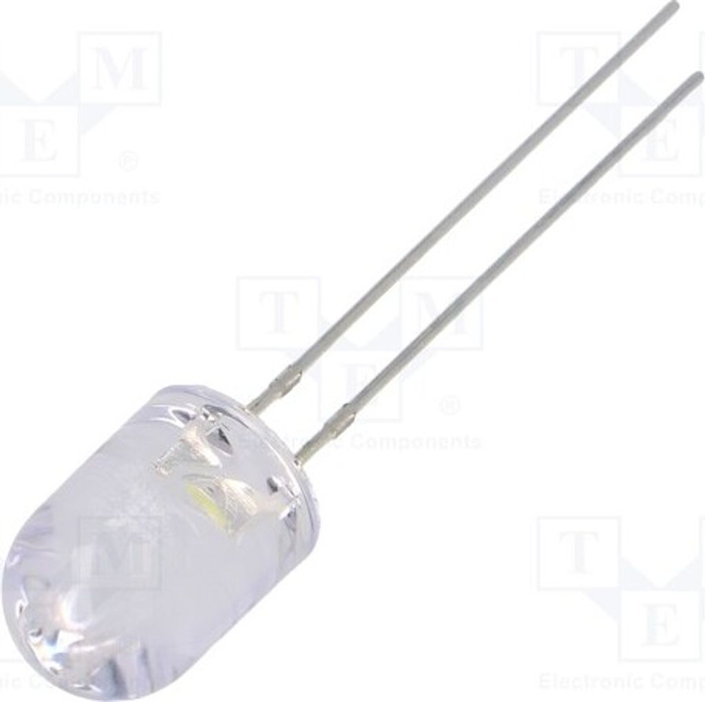 5x LED 8mm 30° 5500-8500K OSW4DK8B31B LED Dioden THT 8mm kaltweiß 18000÷25000mcd