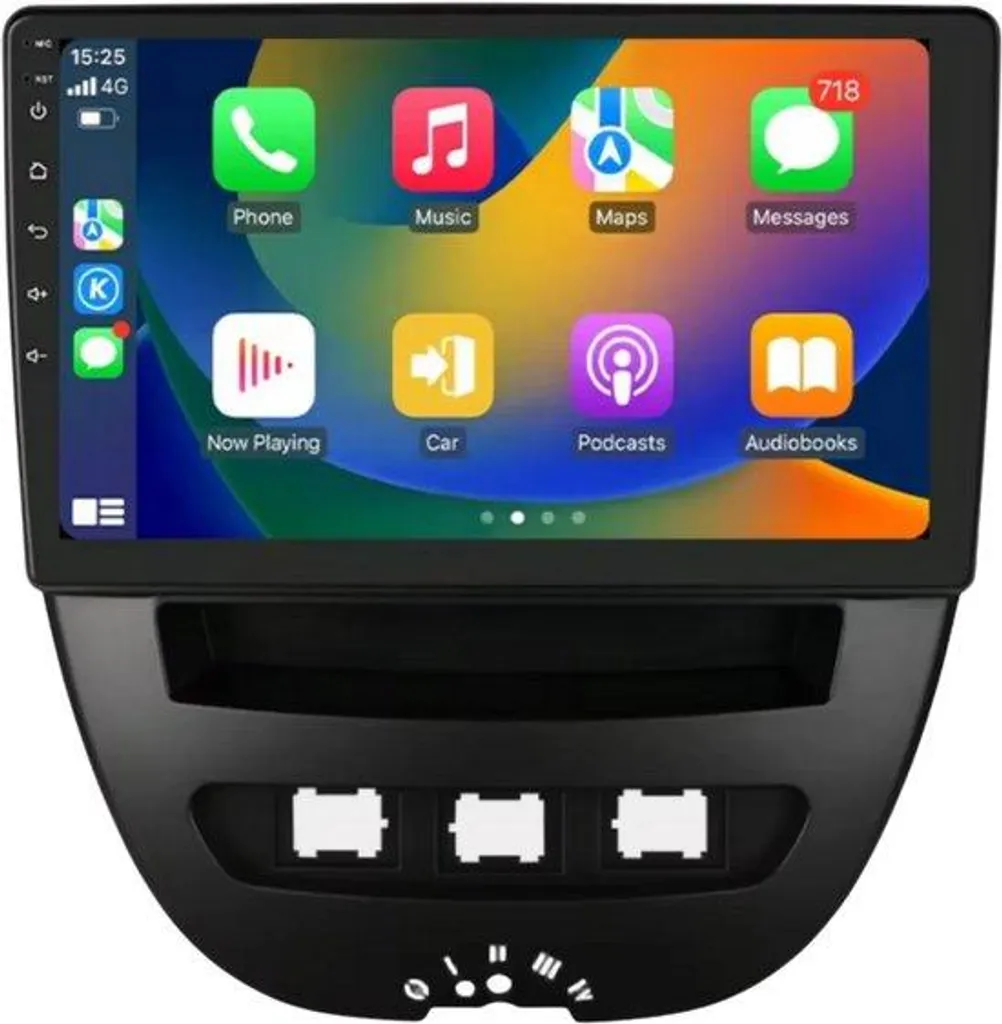 Autoradio Bluetooth avec Apple CarPlay et Android Auto pour Aygo