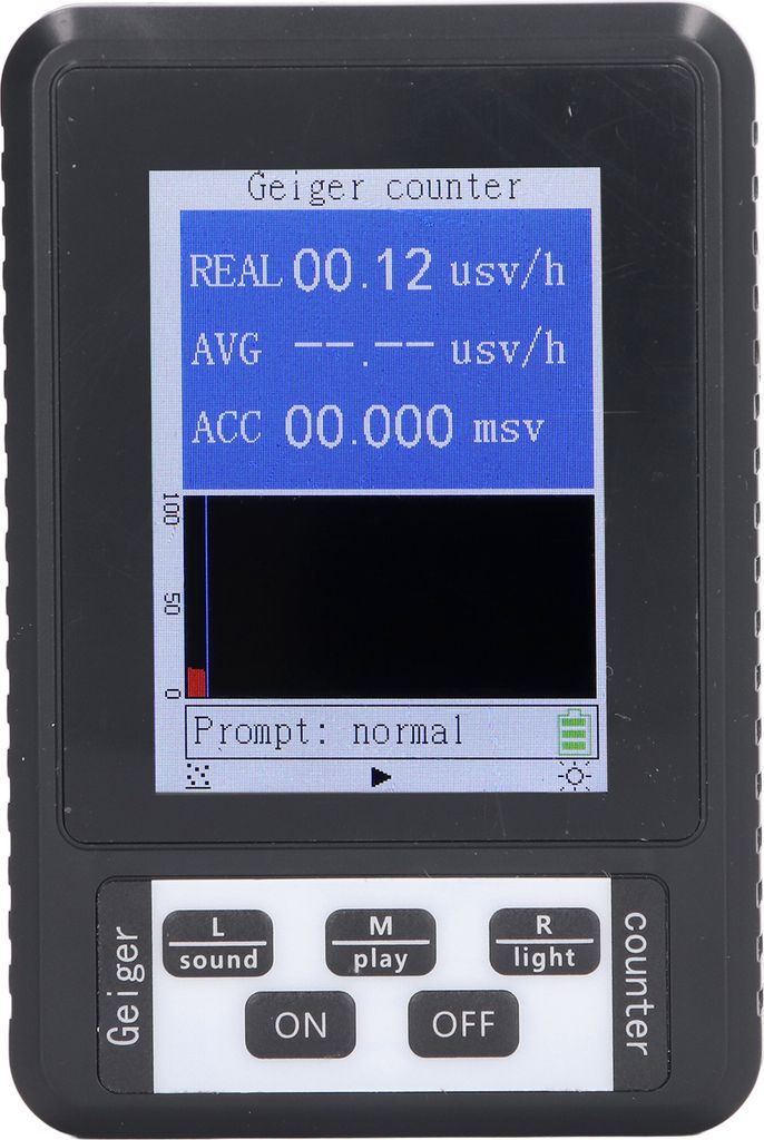 Geigerzähler, tragbare Strahlungsmessgerät für Beta/Gamma/Röntgen, Handmonitor