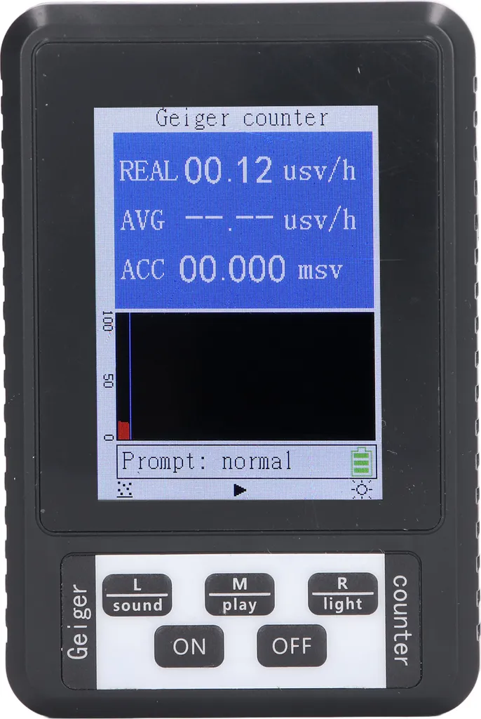 Moniteur de Rayonnement avec Alarme Sonore et Écran LCD Haute Précision