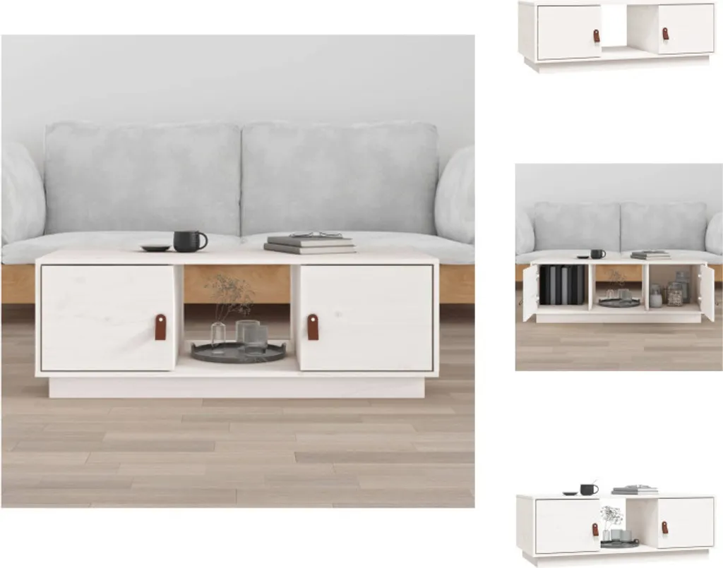 Tavolino Dady Bianco – 48x56 Cm, Altezza 45 Cm, Design Essenziale E Pratico