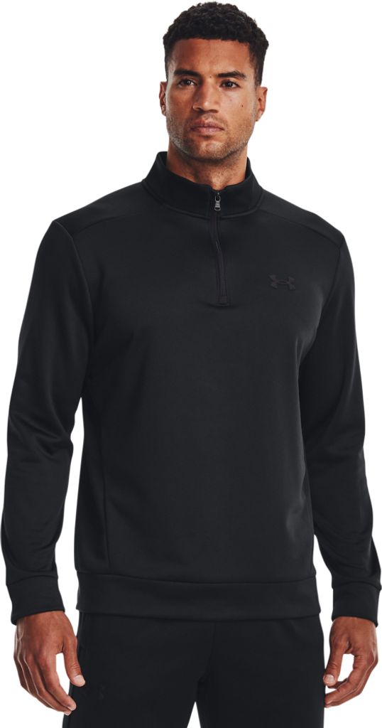 UNDER ARMOUR 1/4 Zip Sweatshirt Herren 001 - black/black XS